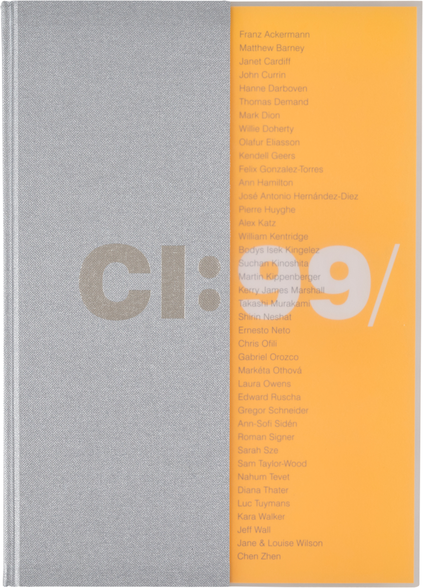 Silver and yellow book cover titled CI:99