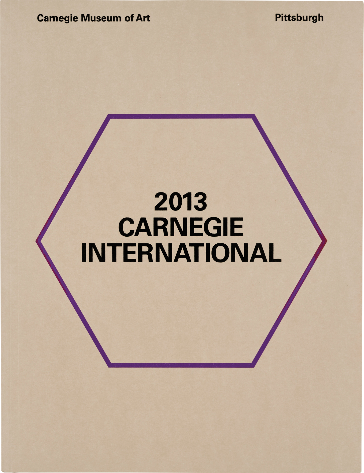 Tan book cover titled 2013 Carnegie International