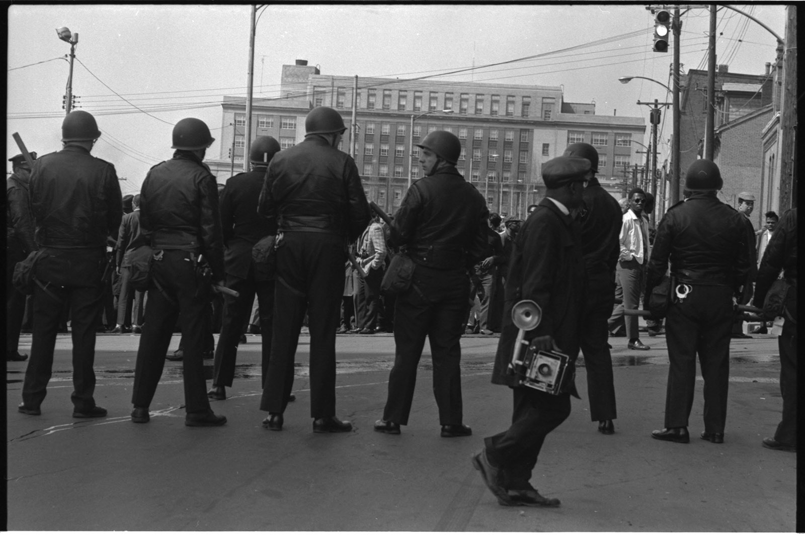 Forrest “Bud” Harris; Teenie Harris at the 1968 Pittsburgh riots