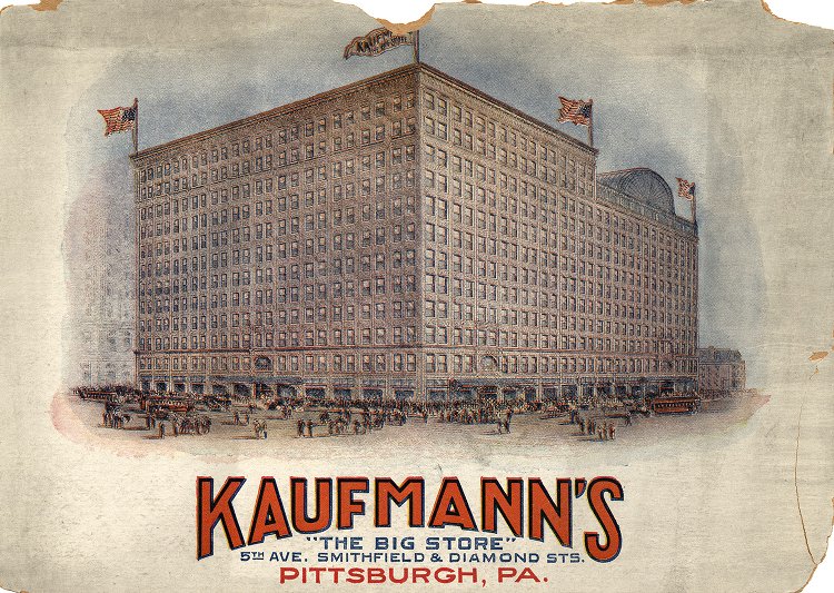 Print advertisement for Kaufmann's, a department store.