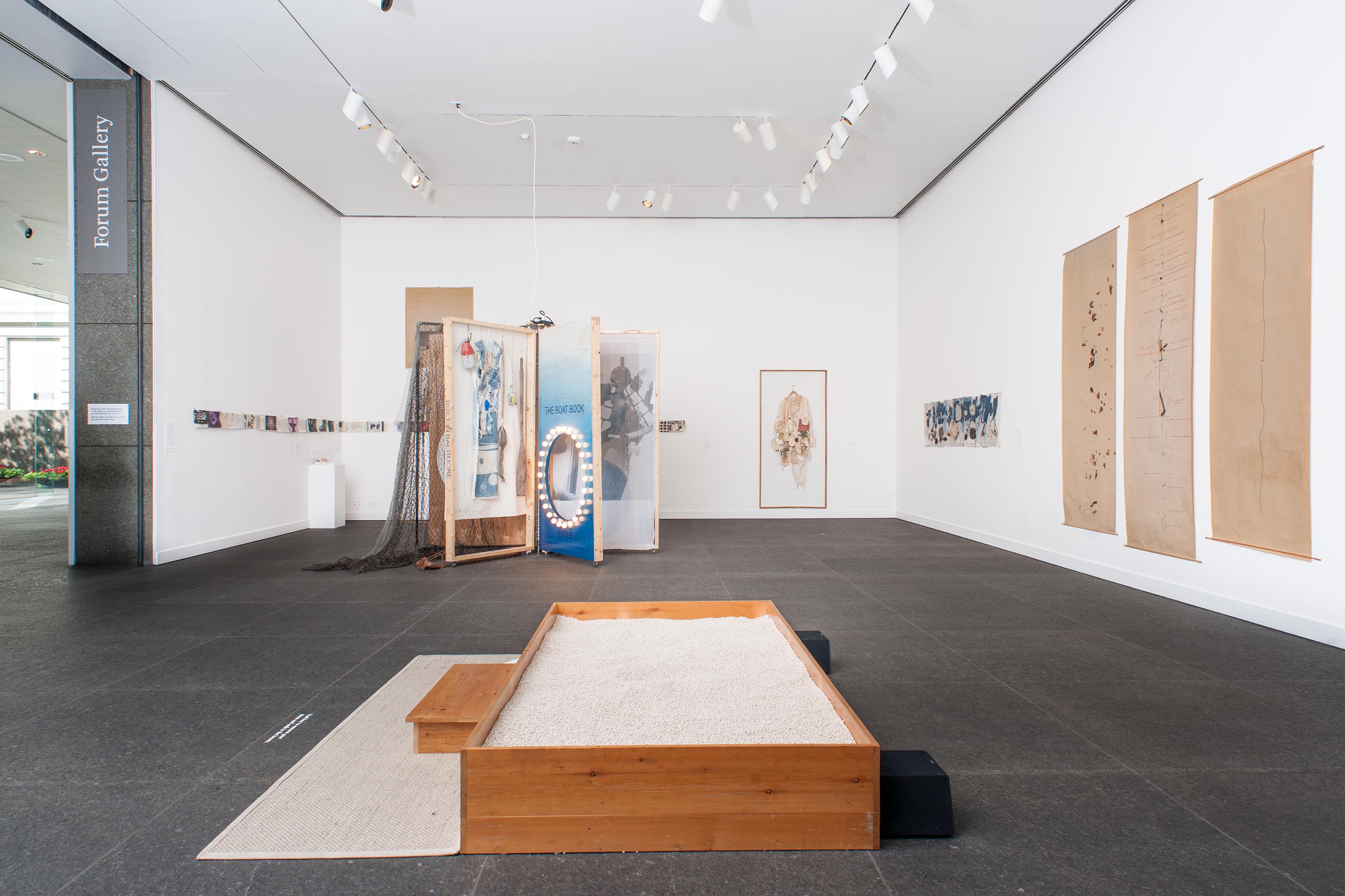 Installation view of Alison Knowles