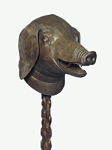 Zodiac head of a pig