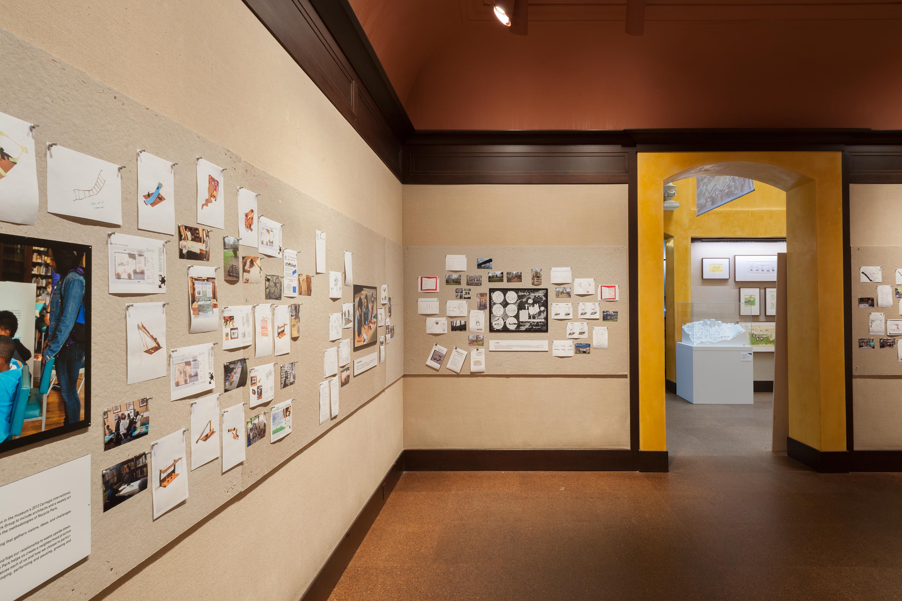 Installation view, “Building Optimism: Public Space in South America” at Carnegie Museum of Art, Photo: Bryan Conley