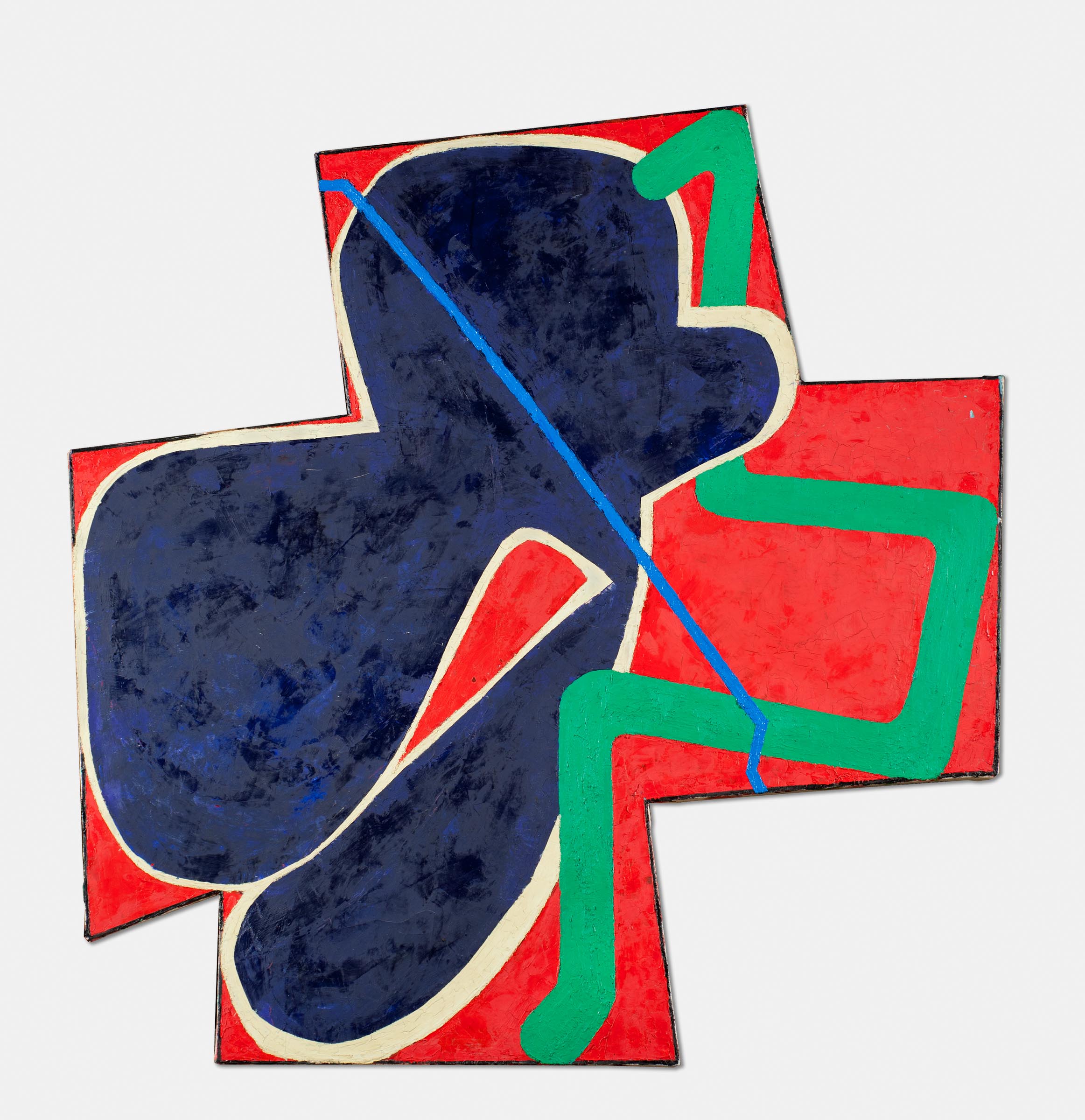 Elizabeth Murray, Try, 1979, oil on canvas, Gift of Dr. and Mrs. Karl Salatka in honor of Richard Armstrong
