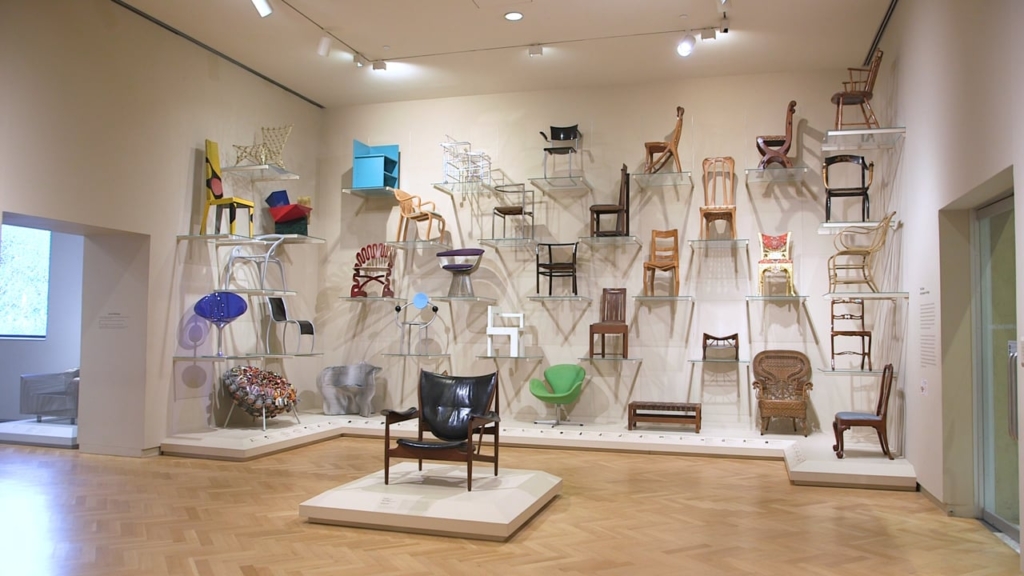 carnegie museum of art chair wall