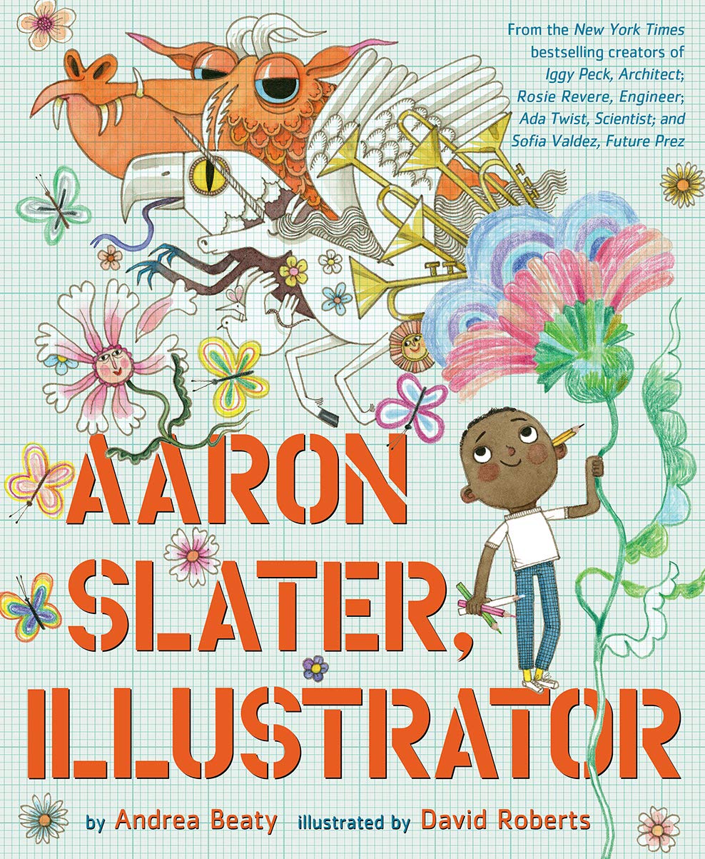 A book cover, titled Aaron Slater Illustrator
