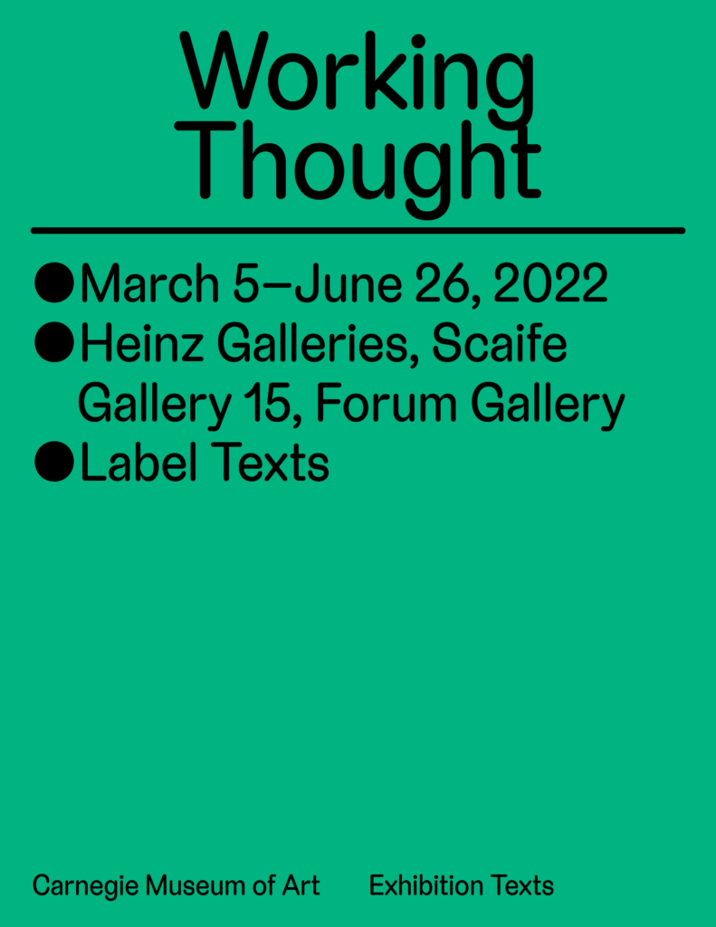 Working Thought poster