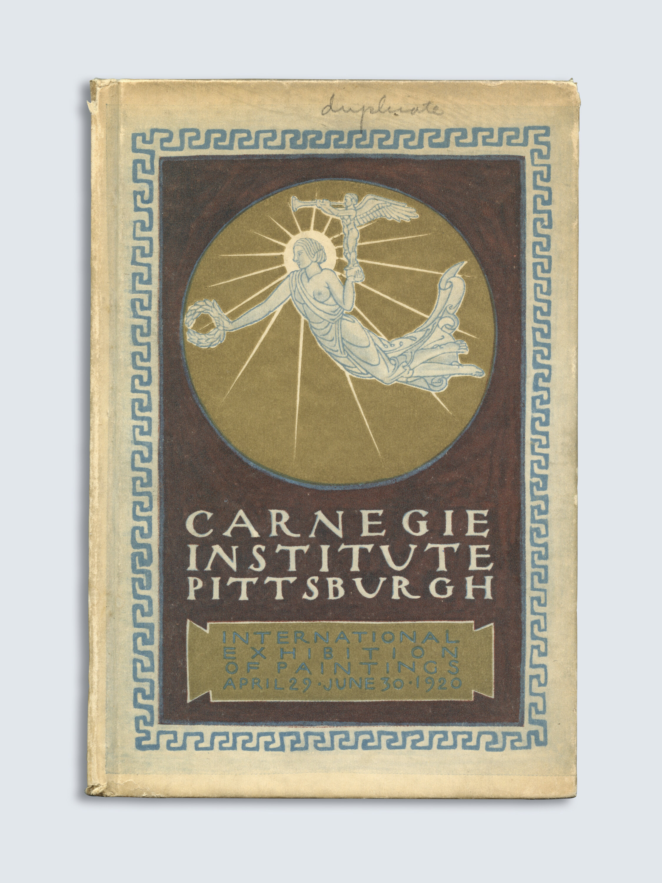 Carnegie Institute pittsburgh aka the carnegie international book of 1920