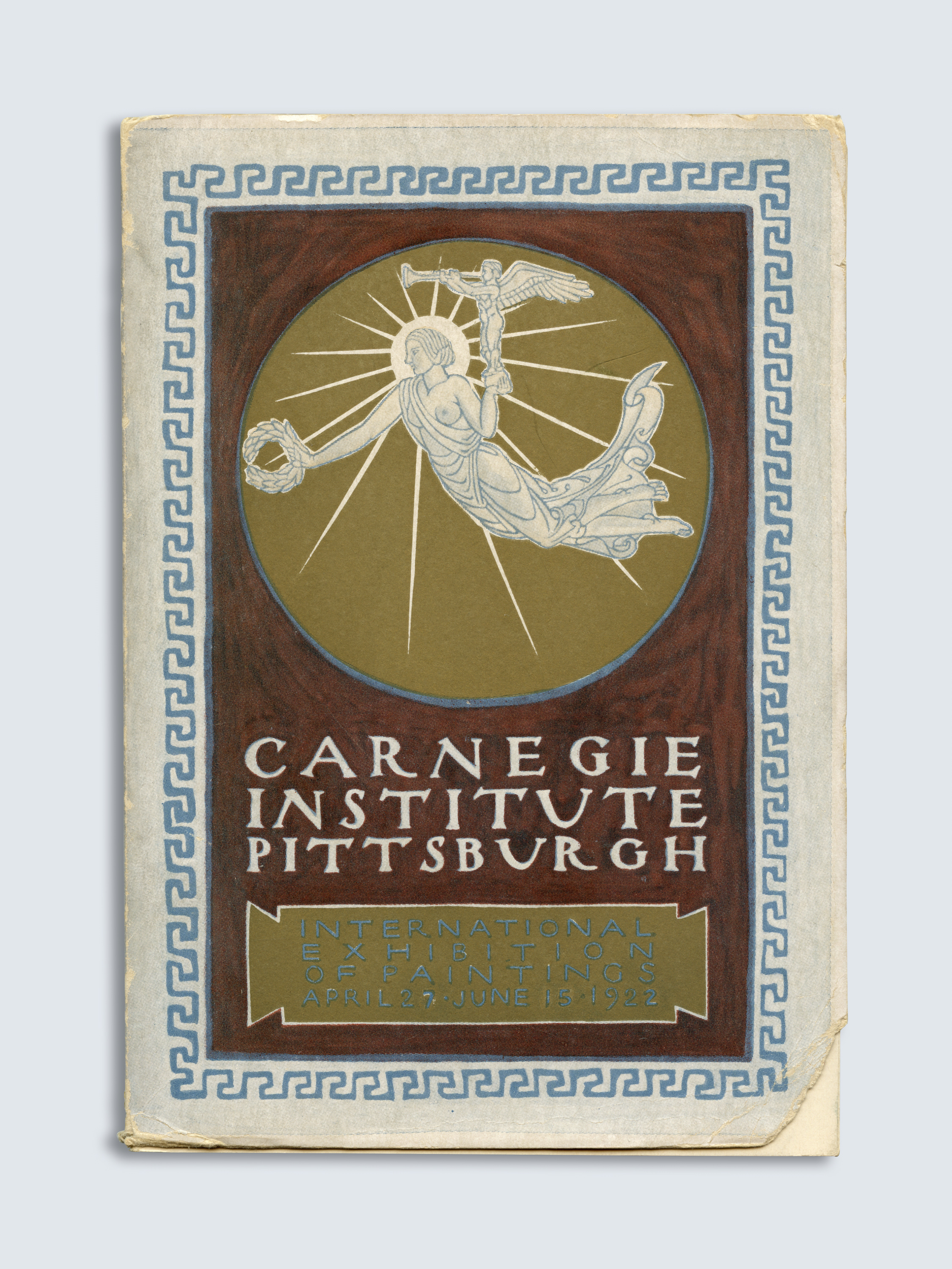 Book cover that says Carnegie Institute Pittsburgh
