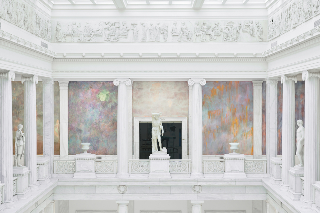 Installation view of Thu Van Tran, Colors of Grey 2022, Carnegie Museum of Art, courtesy of the artist and Carnegie Museum of Art; photo: Sean Eaton