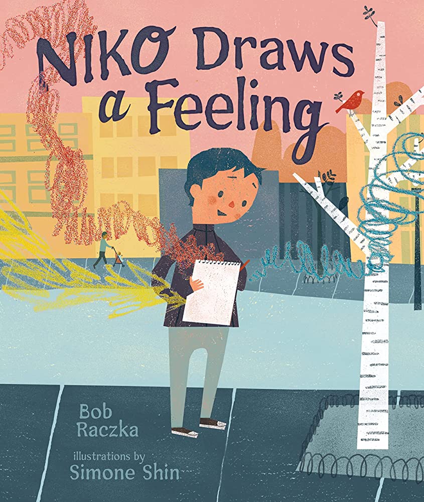 A book cover, titled Niko draws a feeling