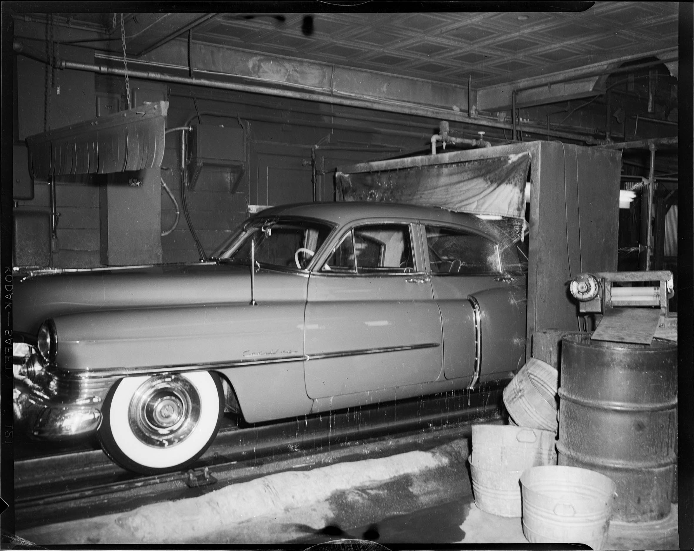 Charles "Teenie" Harris Archive Image of a car in storage