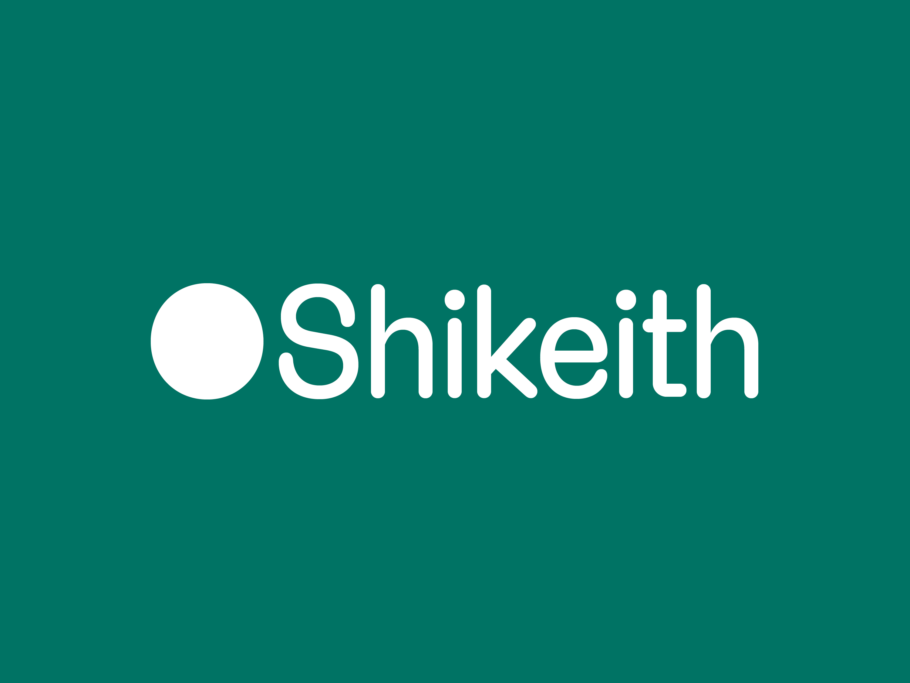 Green graphic that reads Shikeith