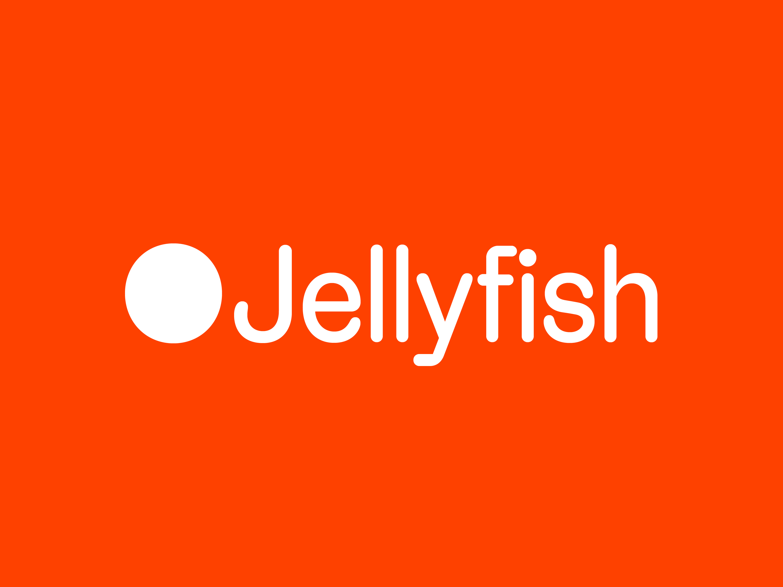 Red graphic that reads Jellyfish