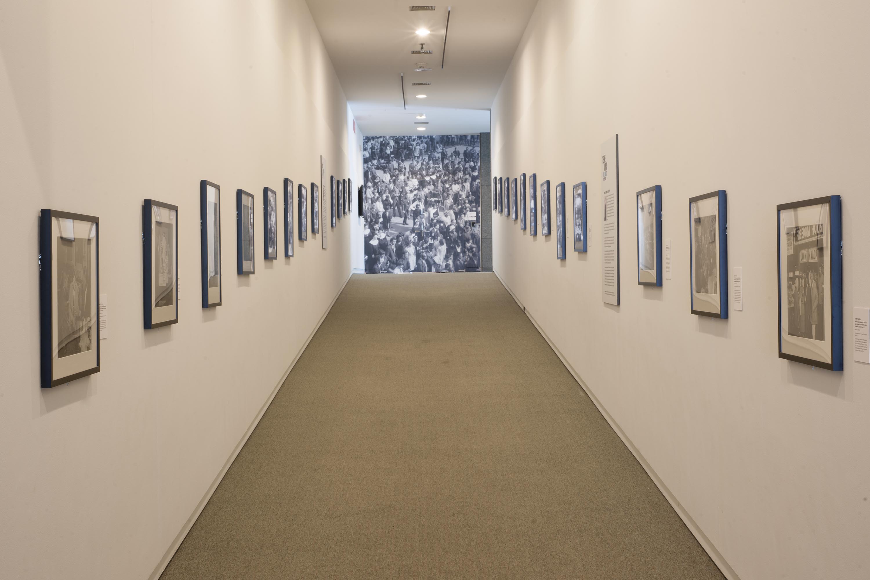 Charles Teenie Harris Photographs Civil Rights Perspectives Exhibition Image View from Hall