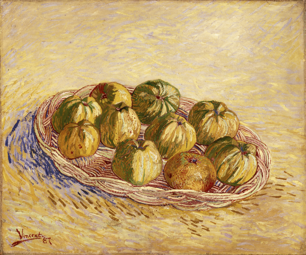 Van Gogh's painting A Basket of Apples