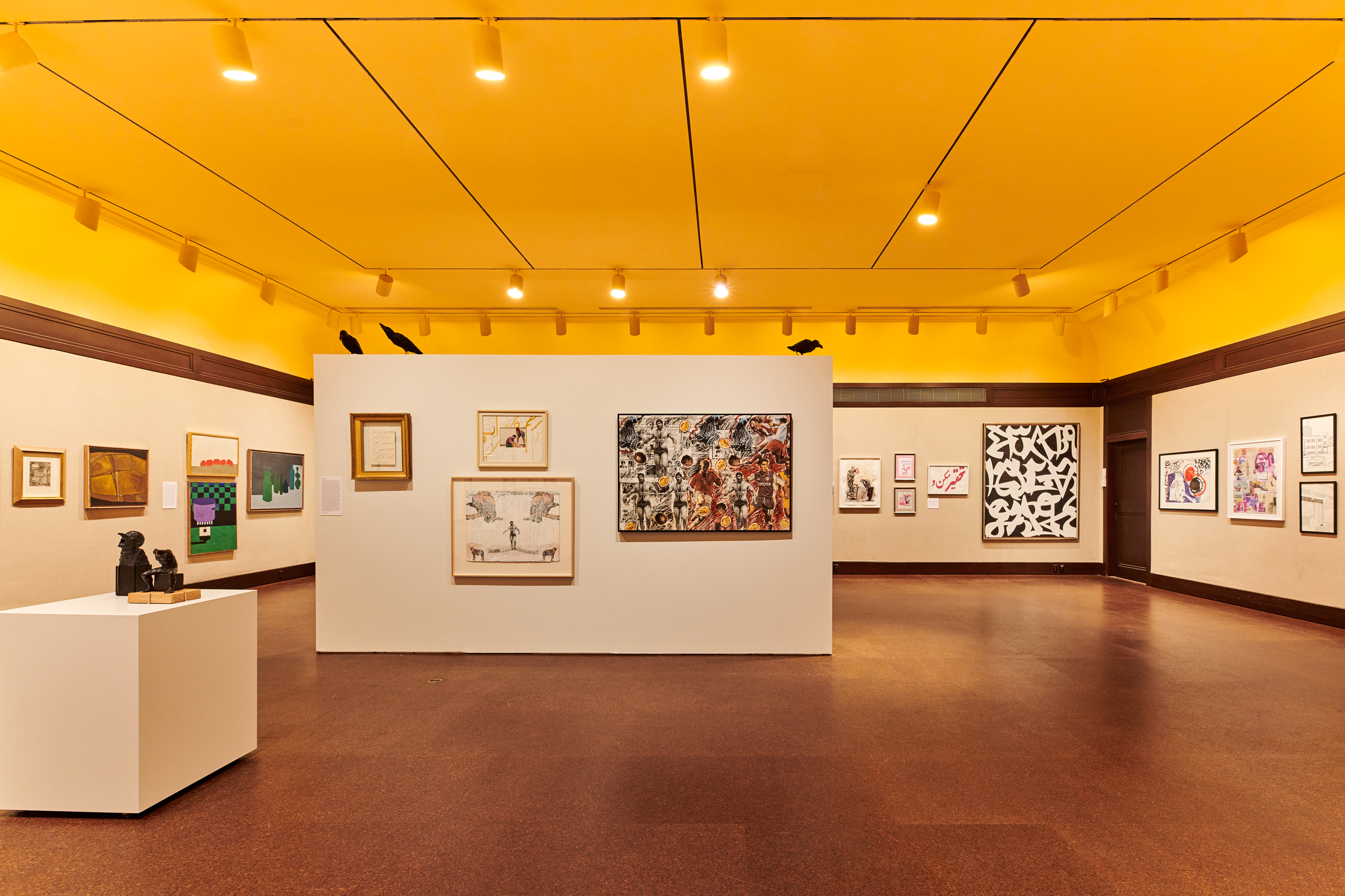 Installation view of the 58th Carnegie International featuring works by artists from the Laal Collection