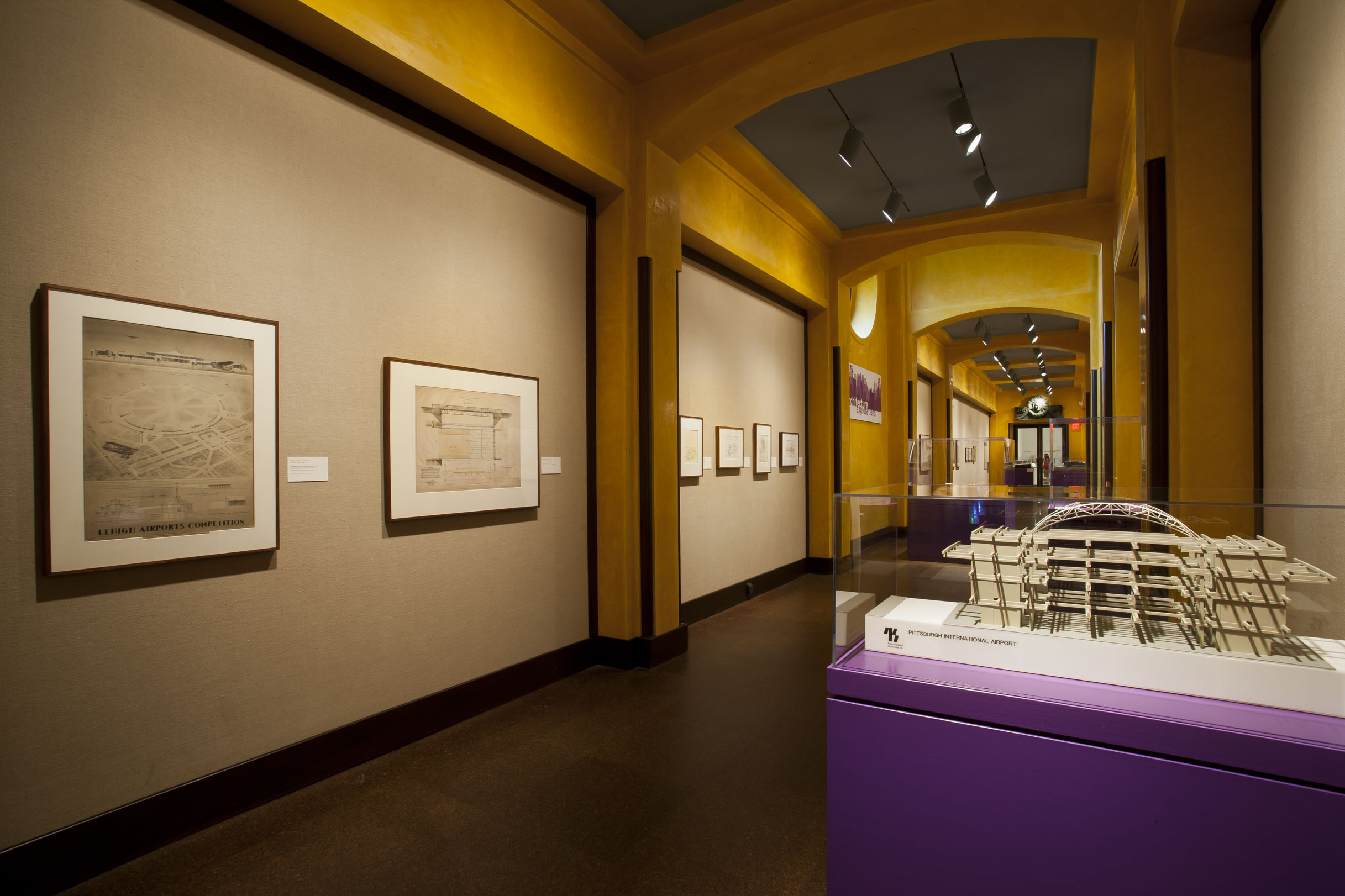 Installation view of Architecture Explorations Exhibition
