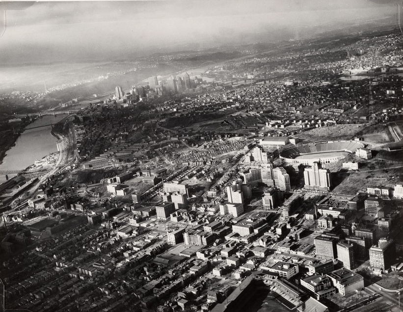 Margaret Bourke‑White's Pittsburgh: Aerial View of City from Oakland