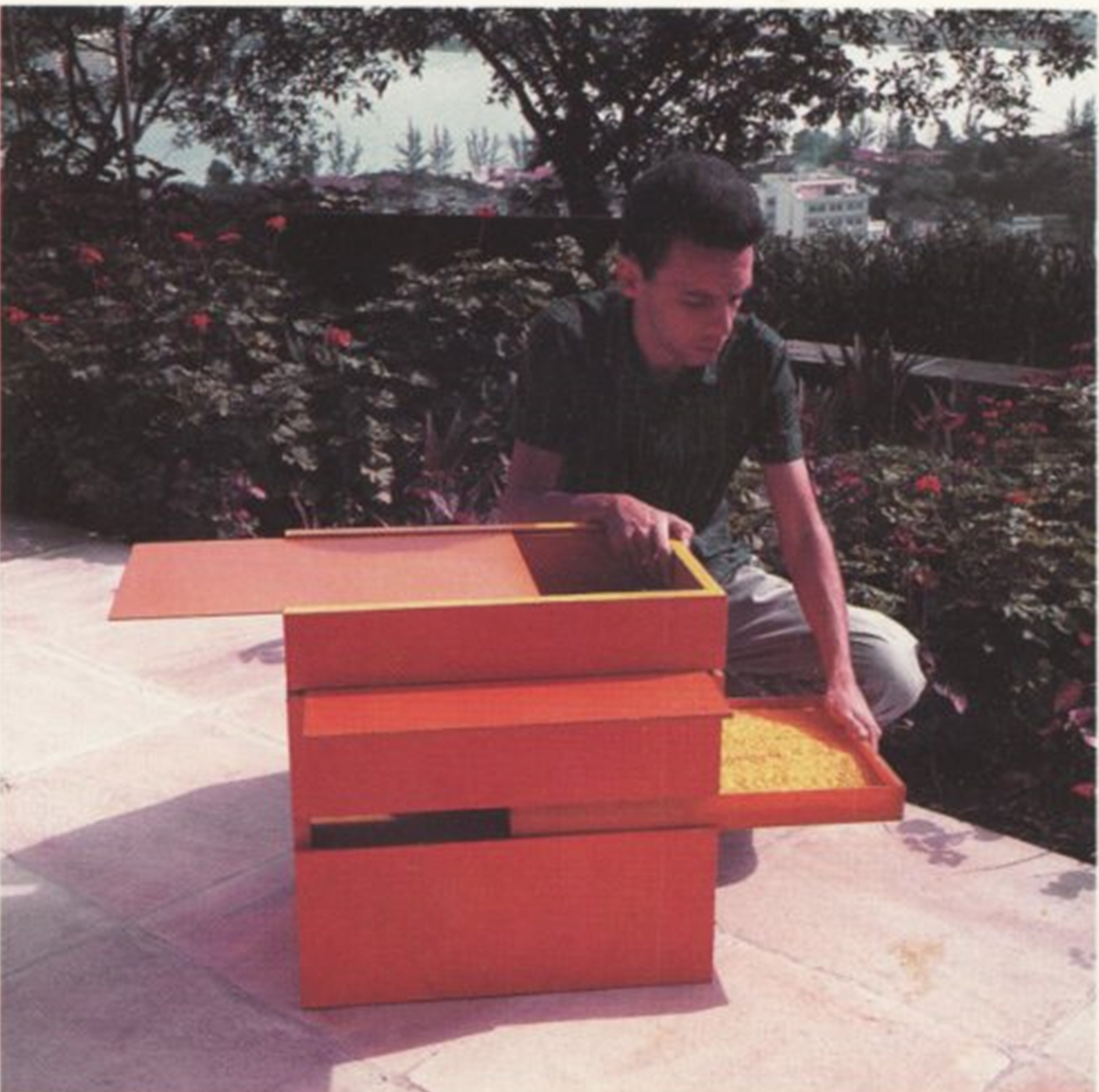 Hélio Oiticica with Box Bolide 9