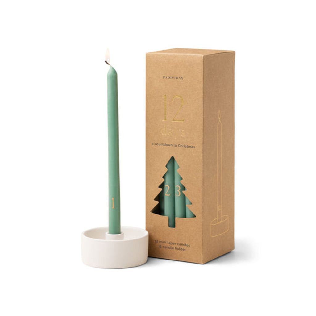 cypress christmas candle