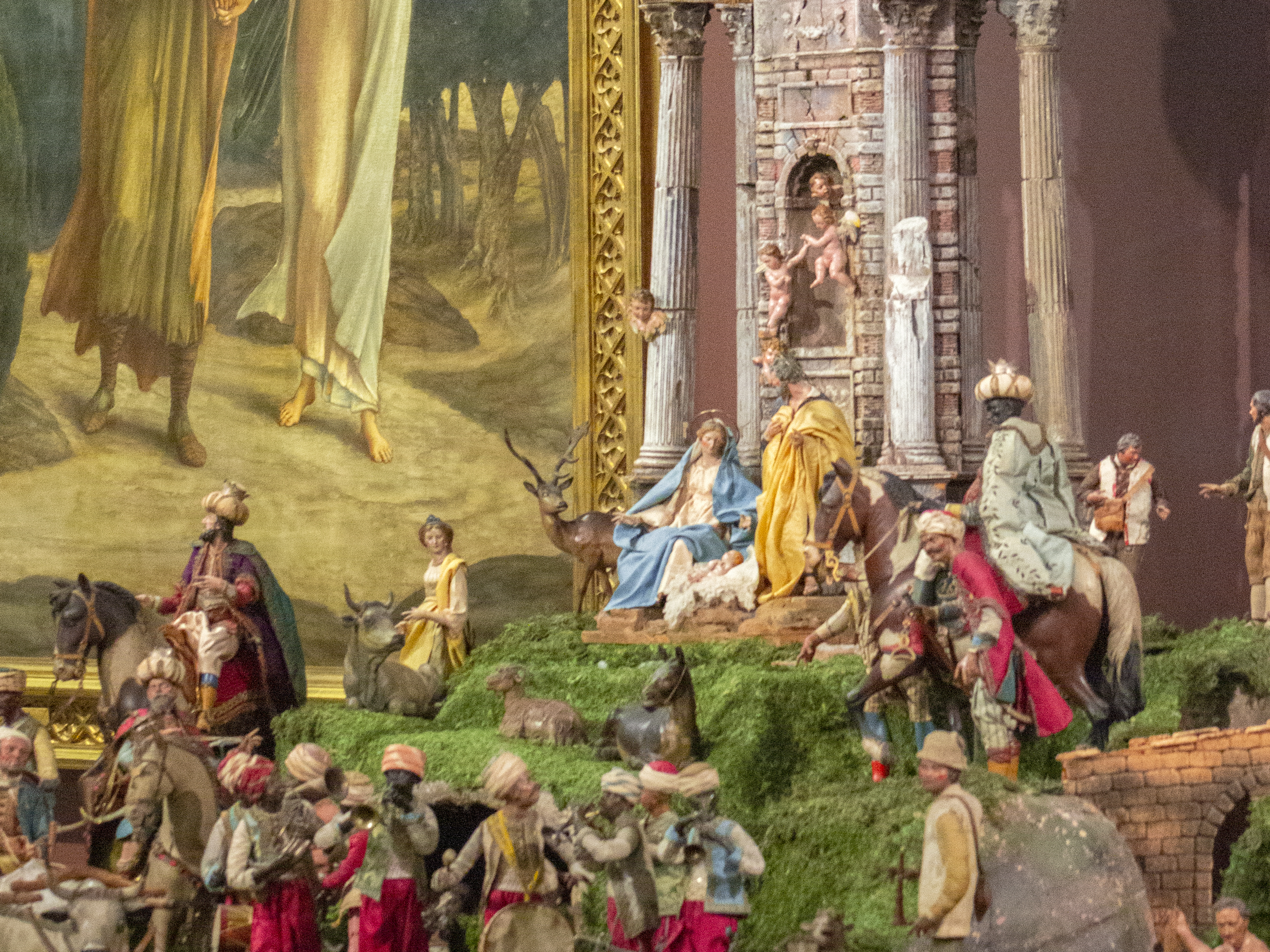 presepio shot of nativity scene