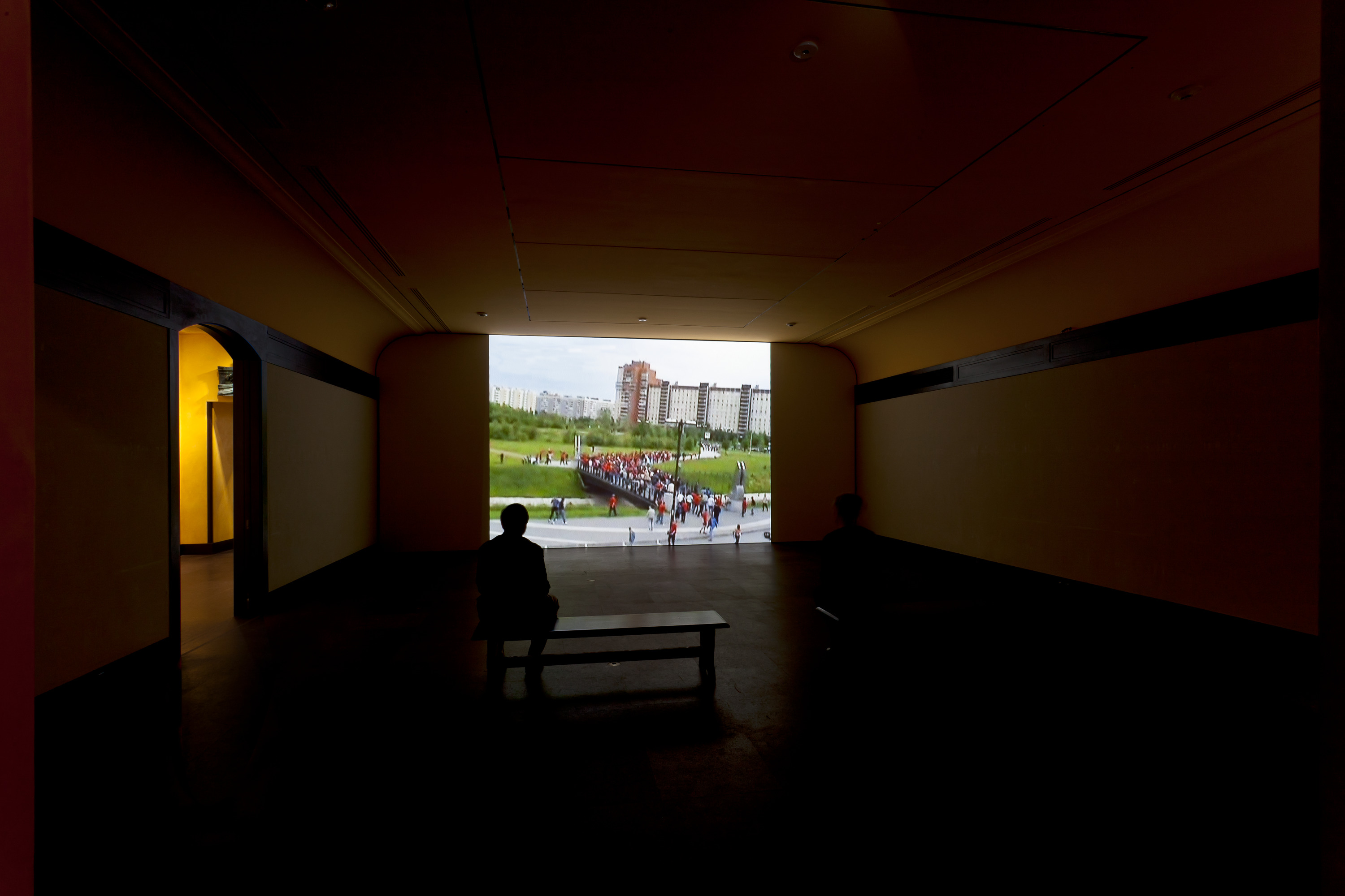 Installation view of You Are Here