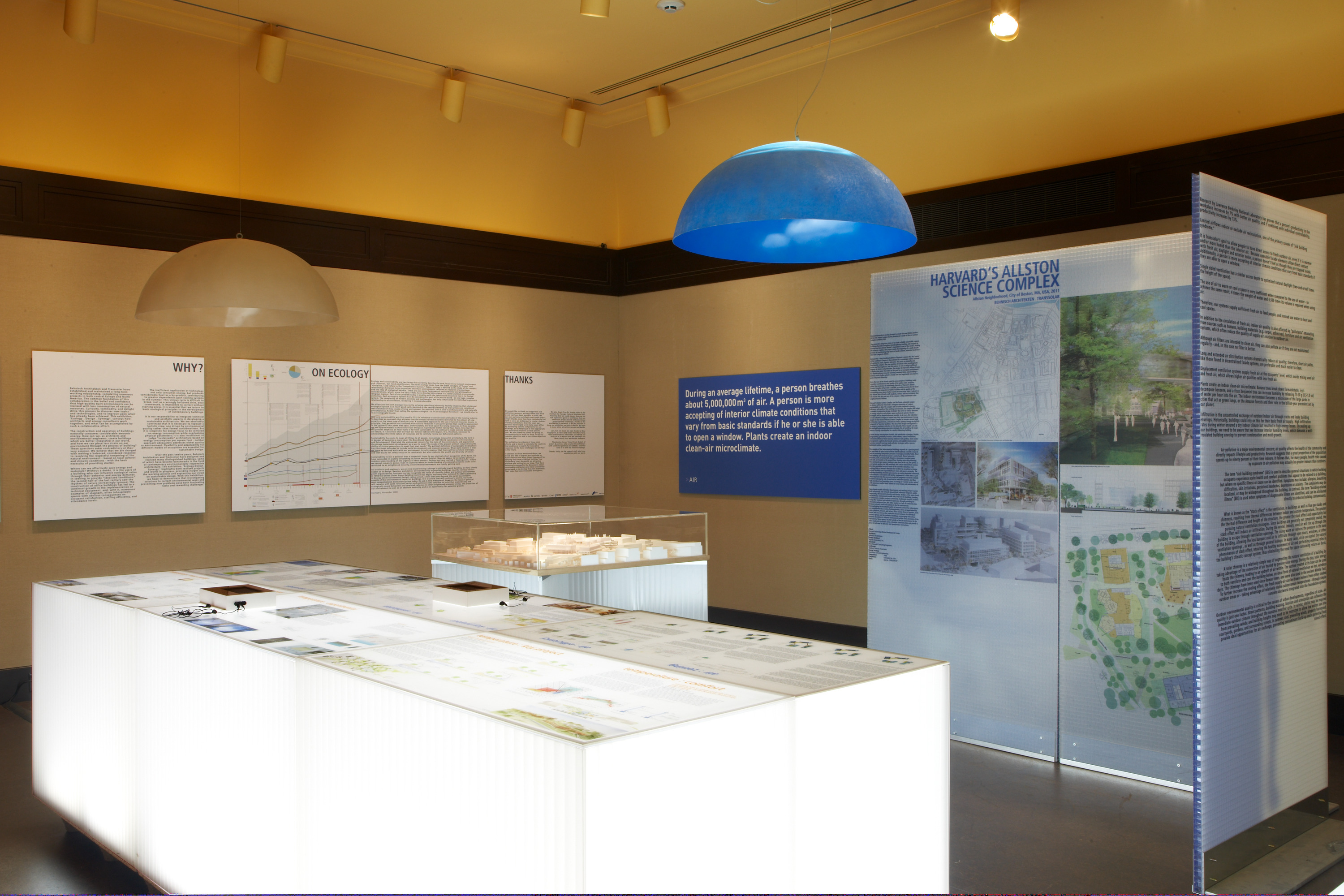 installation view of ecology design and synergy exhibition