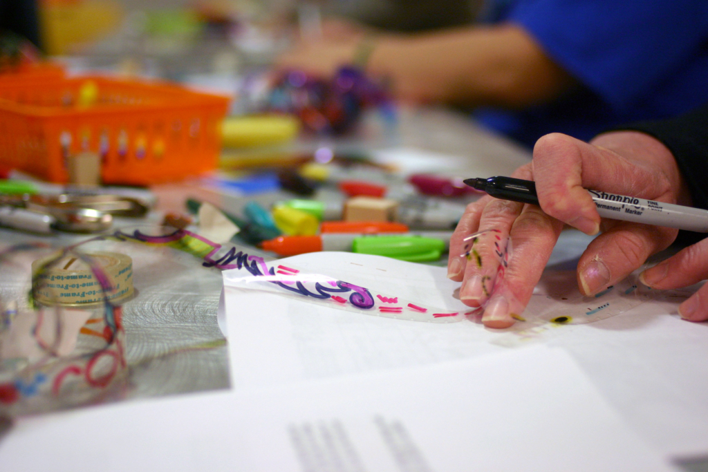 Film manipulation workshop, courtesy of Pittsburgh Sound + Image