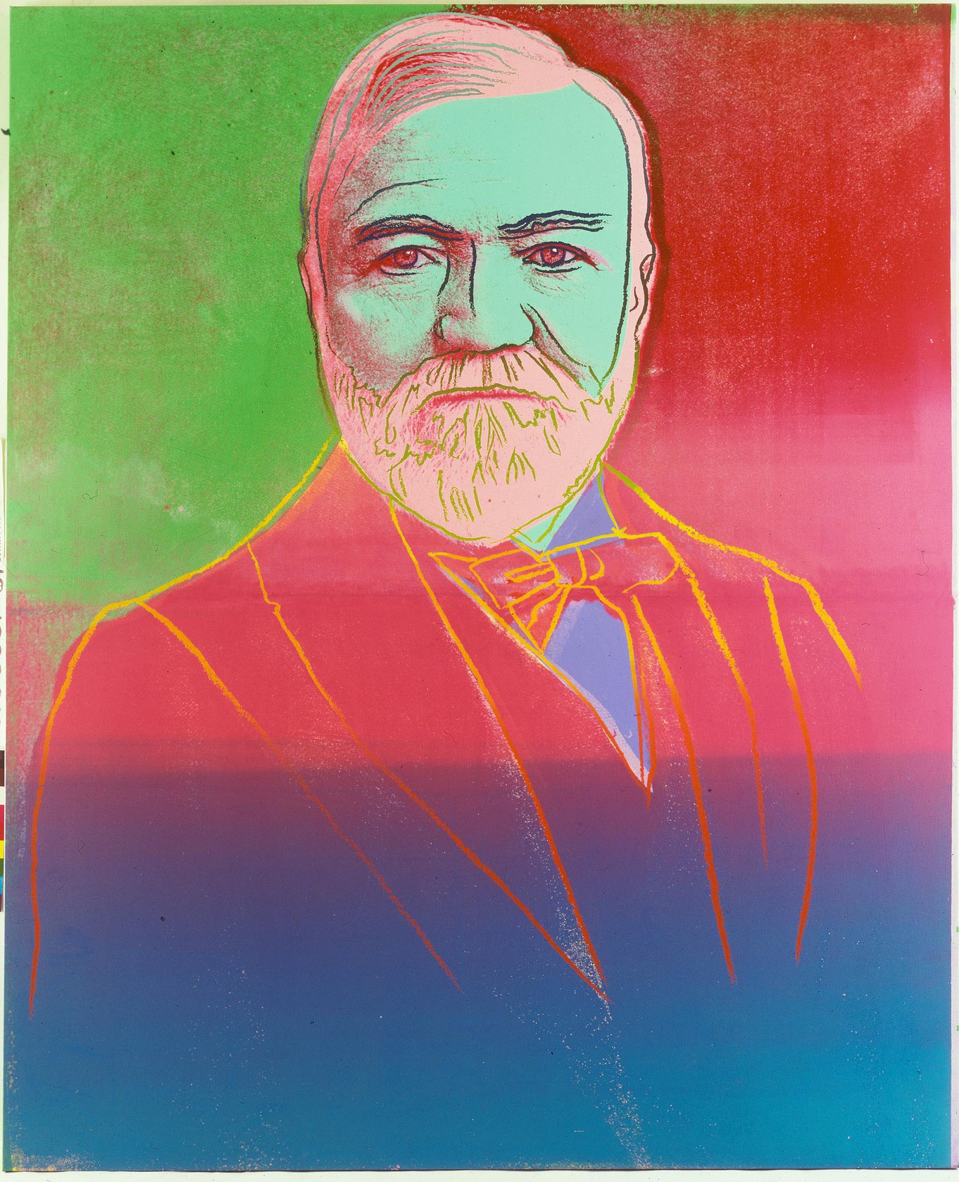 andy warhol artwork of andrew carnegie