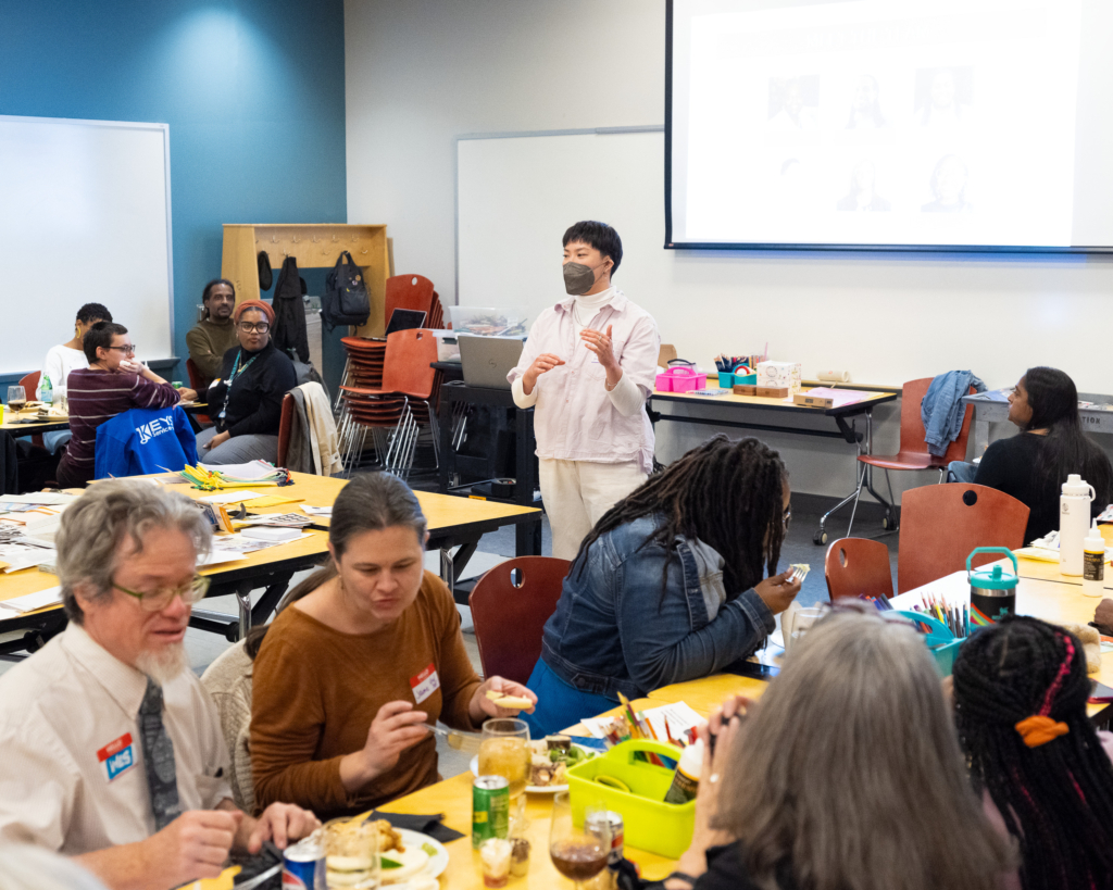 people in a classroom