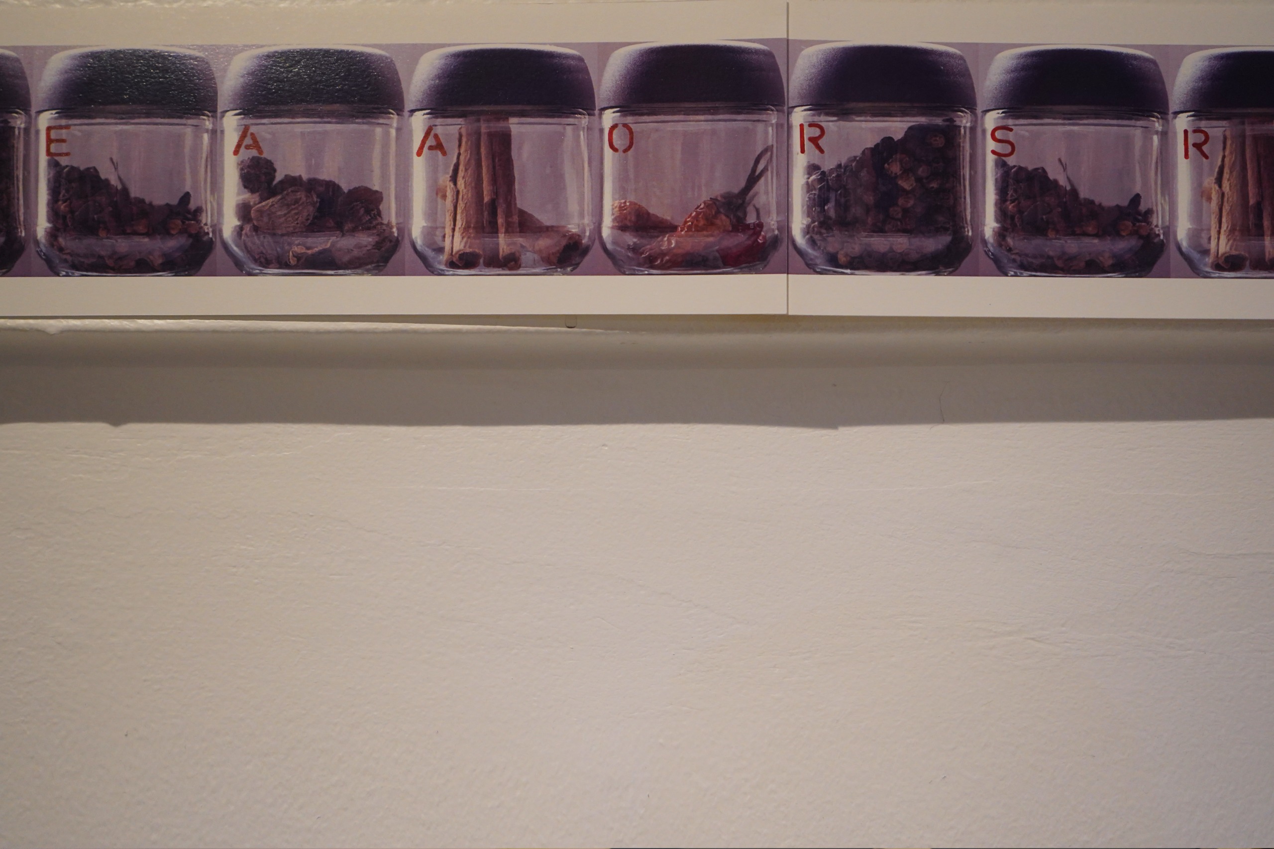 various jars filled with spices