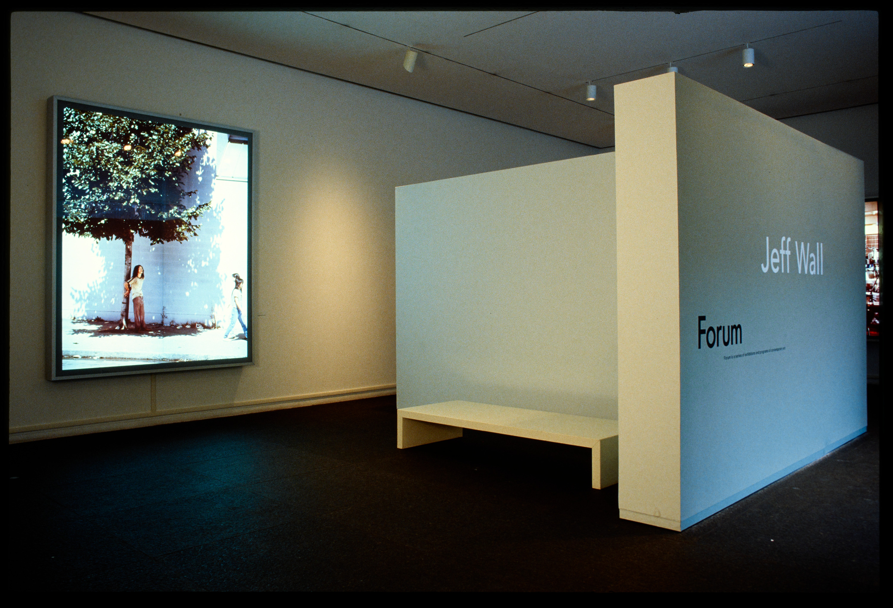 Installation view of Forum 1: Jeff Wall, Carnegie Museum of Art,