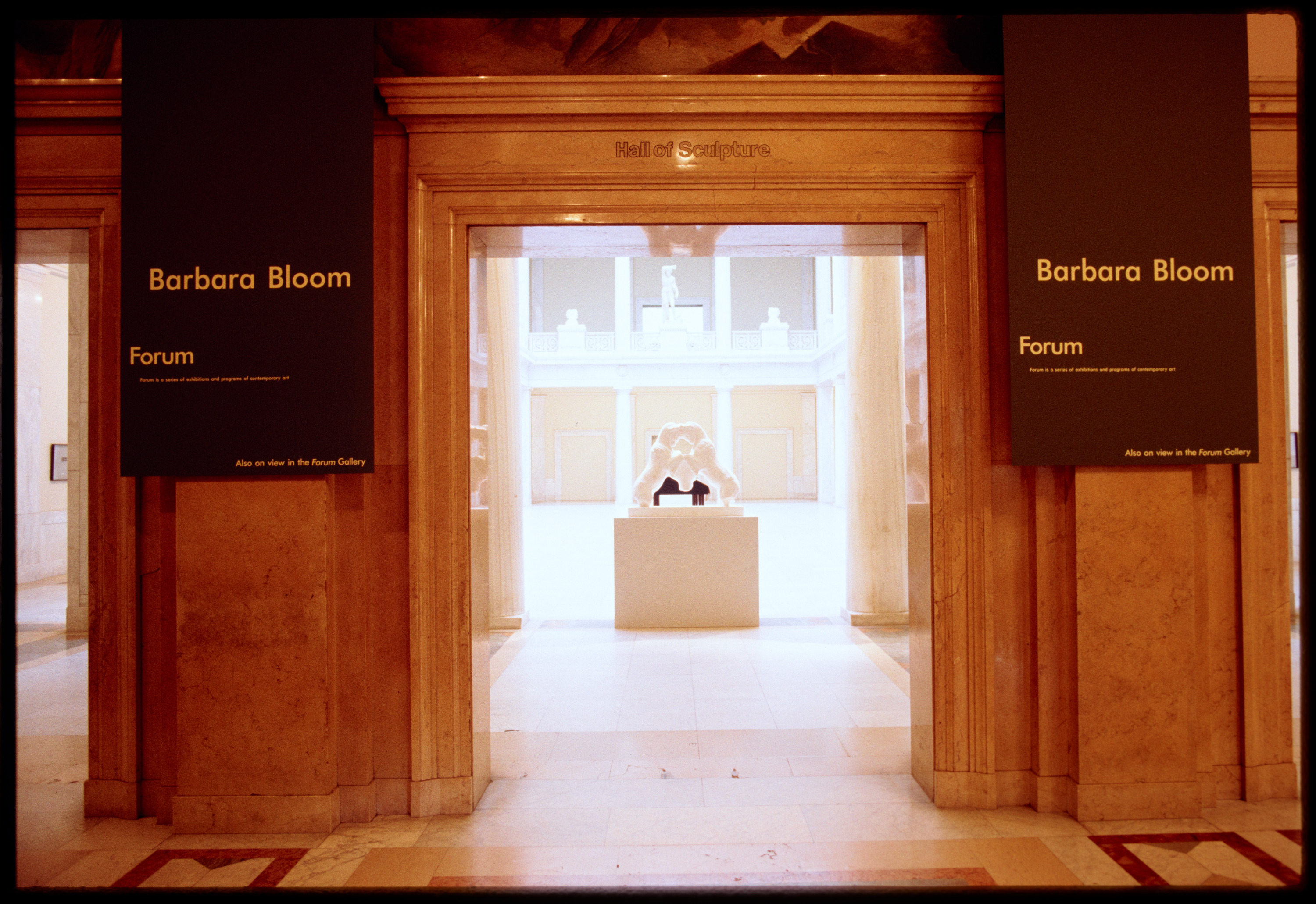 Installation view of Forum 8: Barbara Bloom (May 16,1992–July 19, 1992), Carnegie Museum of Art