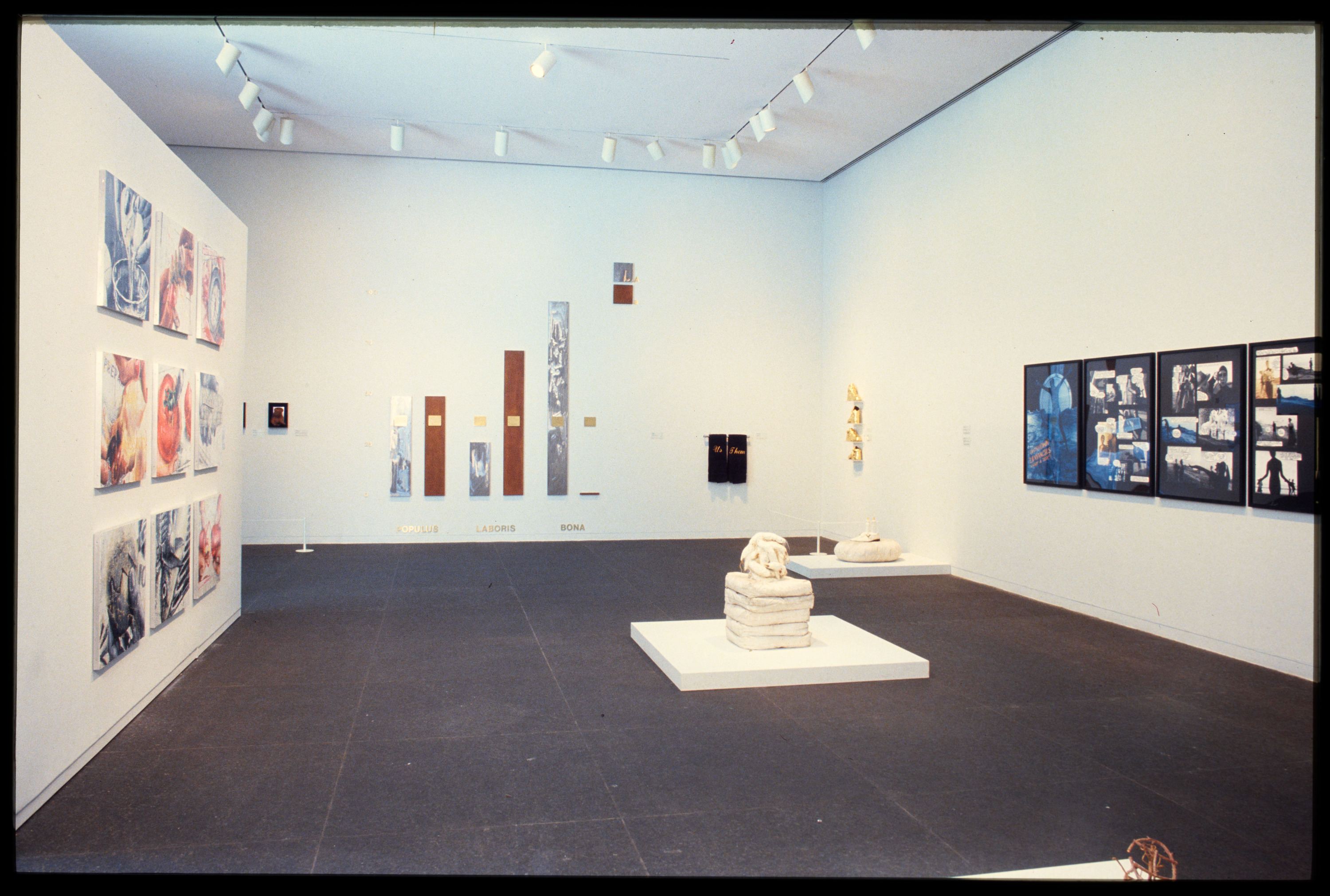 Installation view of Forum 8: Barbara Bloom (May 16,1992–July 19, 1992), Carnegie Museum of Art