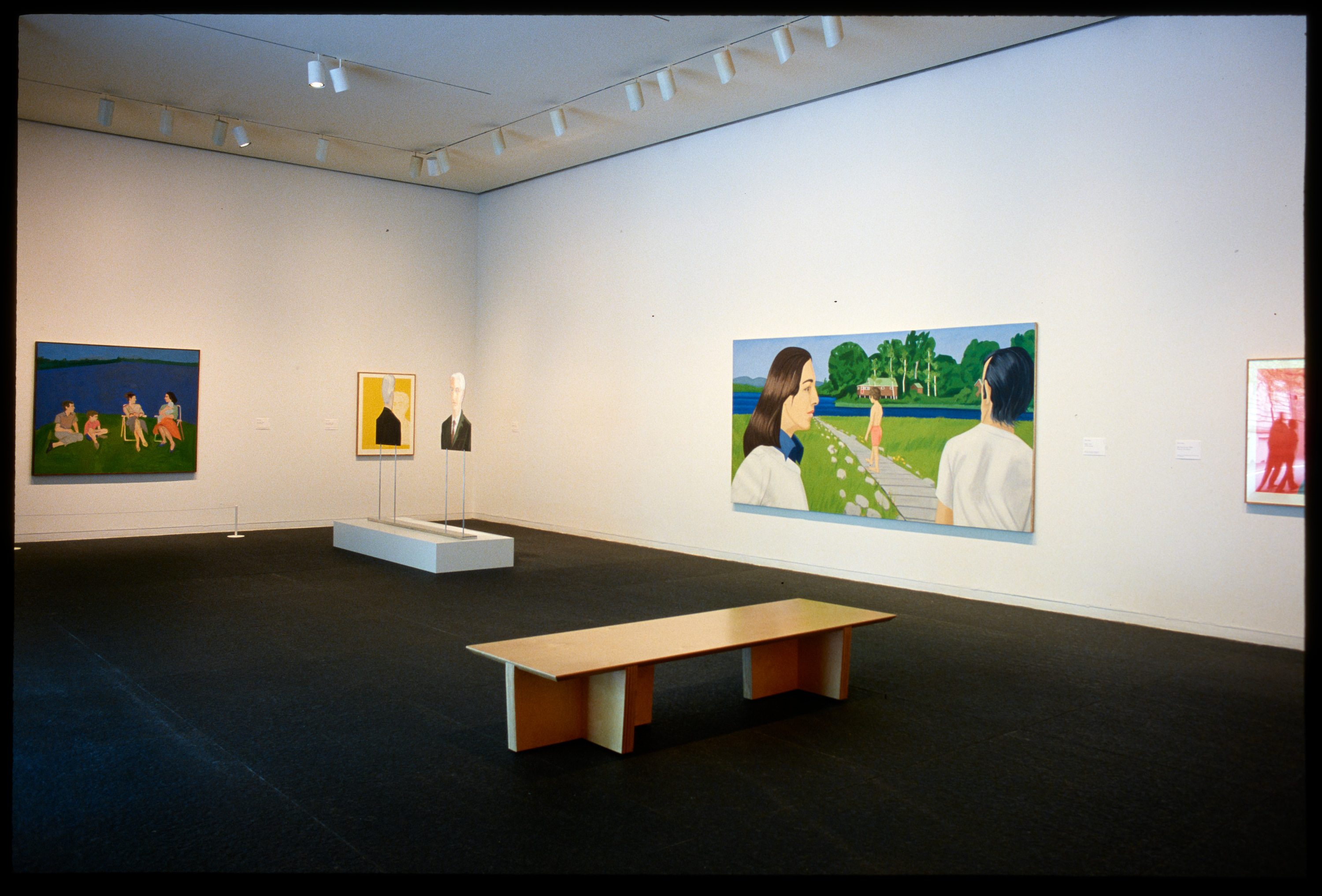 Installation view of Forum 42: Regarding Alex Katz, Carnegie Museum of Art, Pittsburgh (July 15, 2000–September 10, 2000)