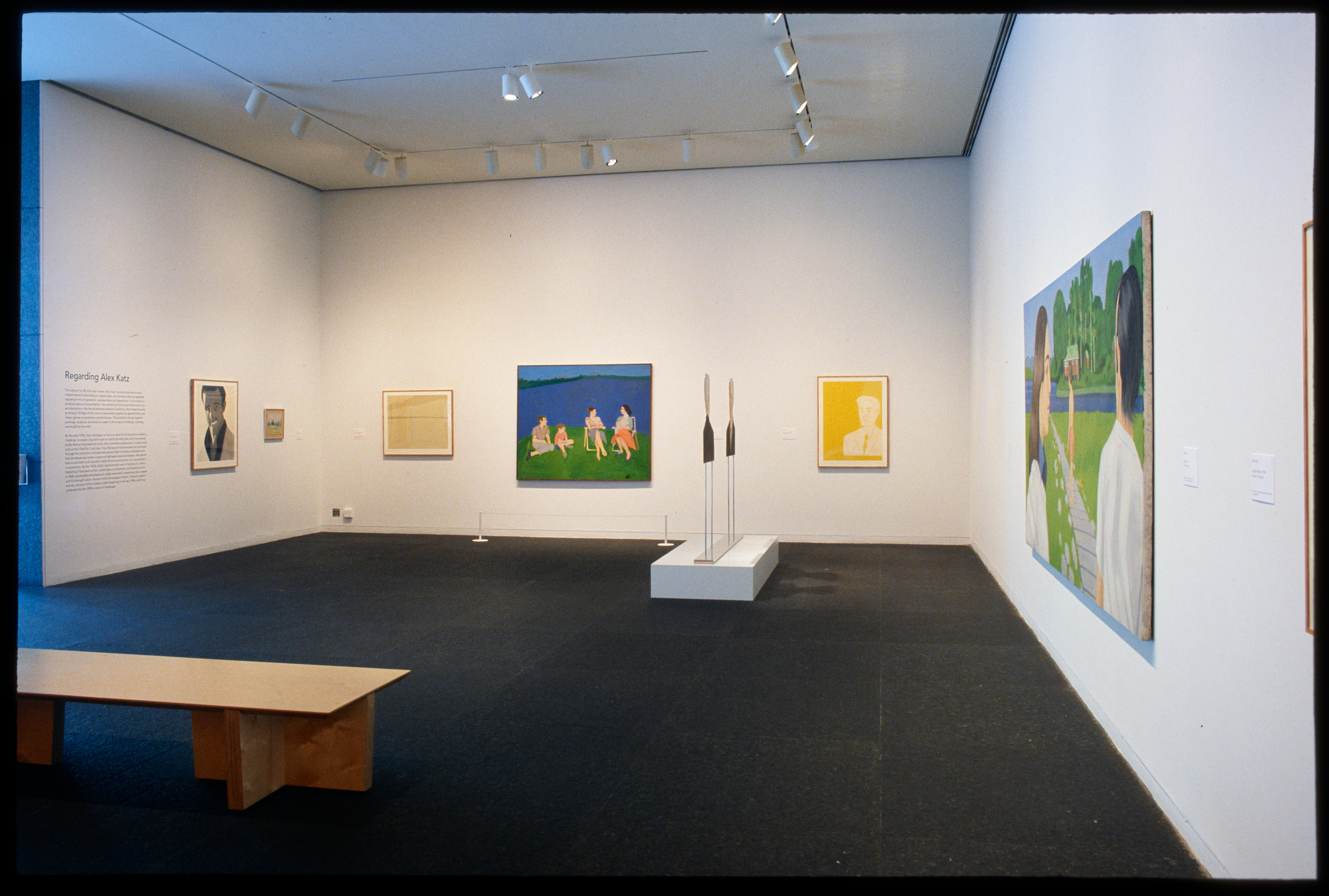 Installation view of Forum 42: Regarding Alex Katz, Carnegie Museum of Art, Pittsburgh (July 15, 2000–September 10, 2000)