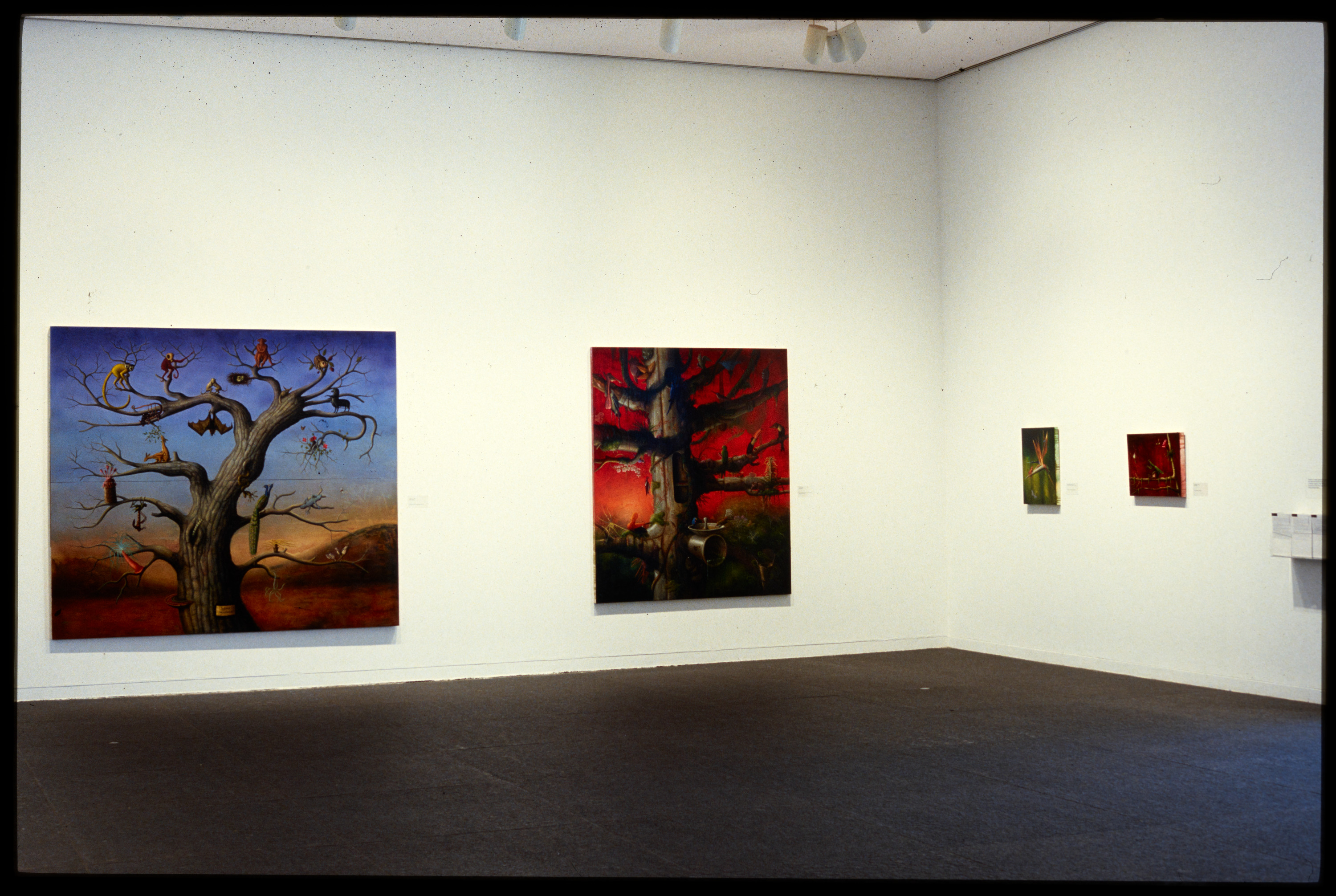 Art in a gallery
