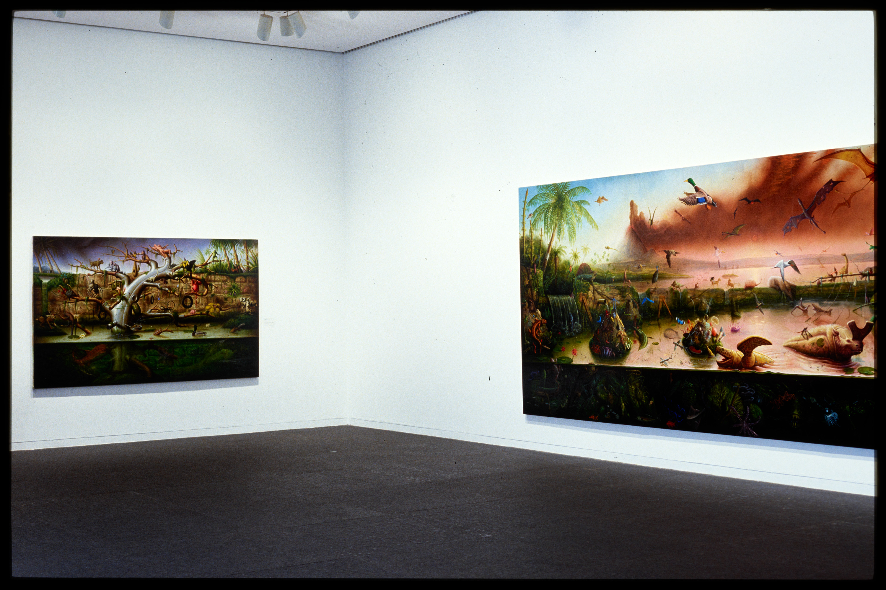 Art in a gallery
