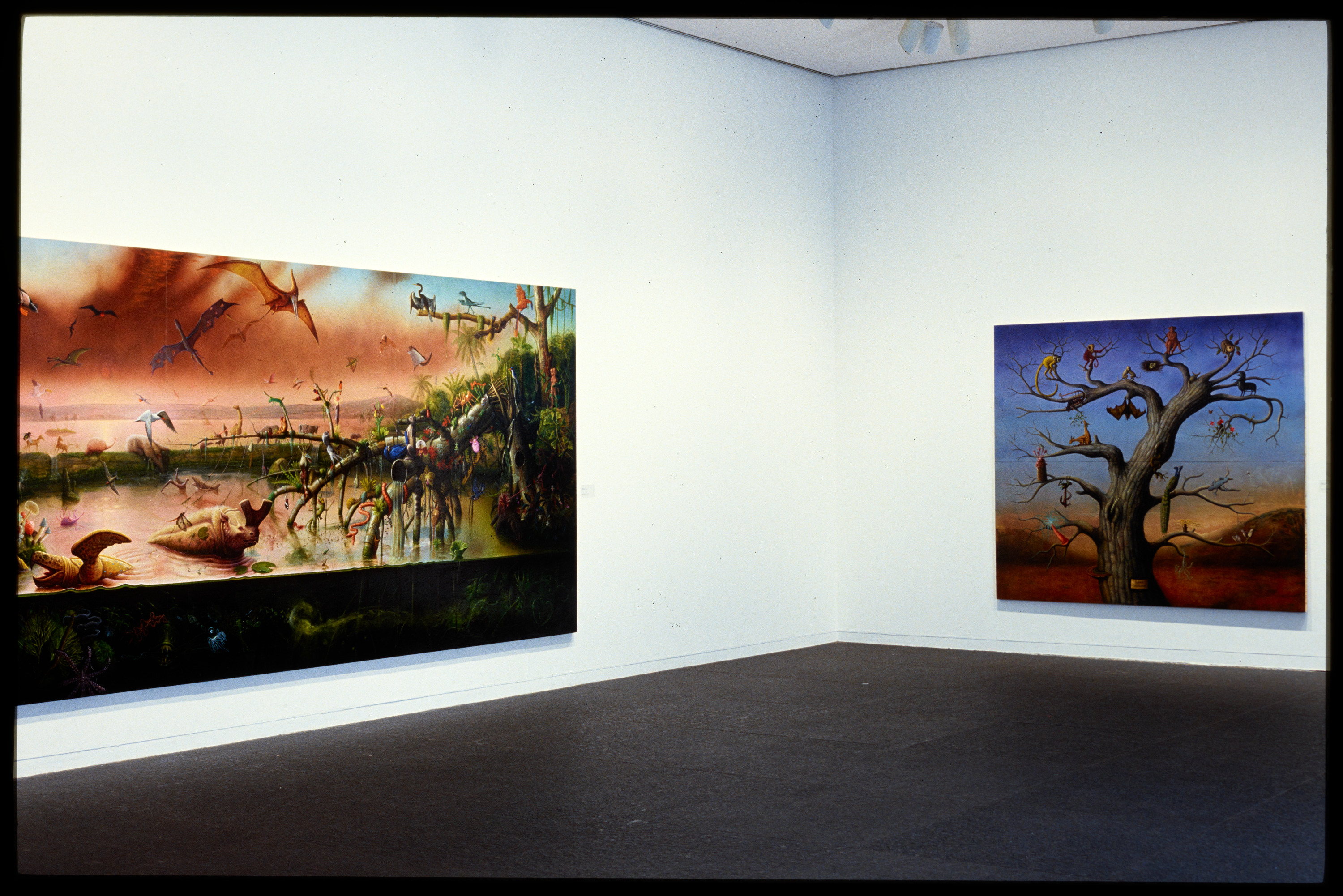 Art in a gallery