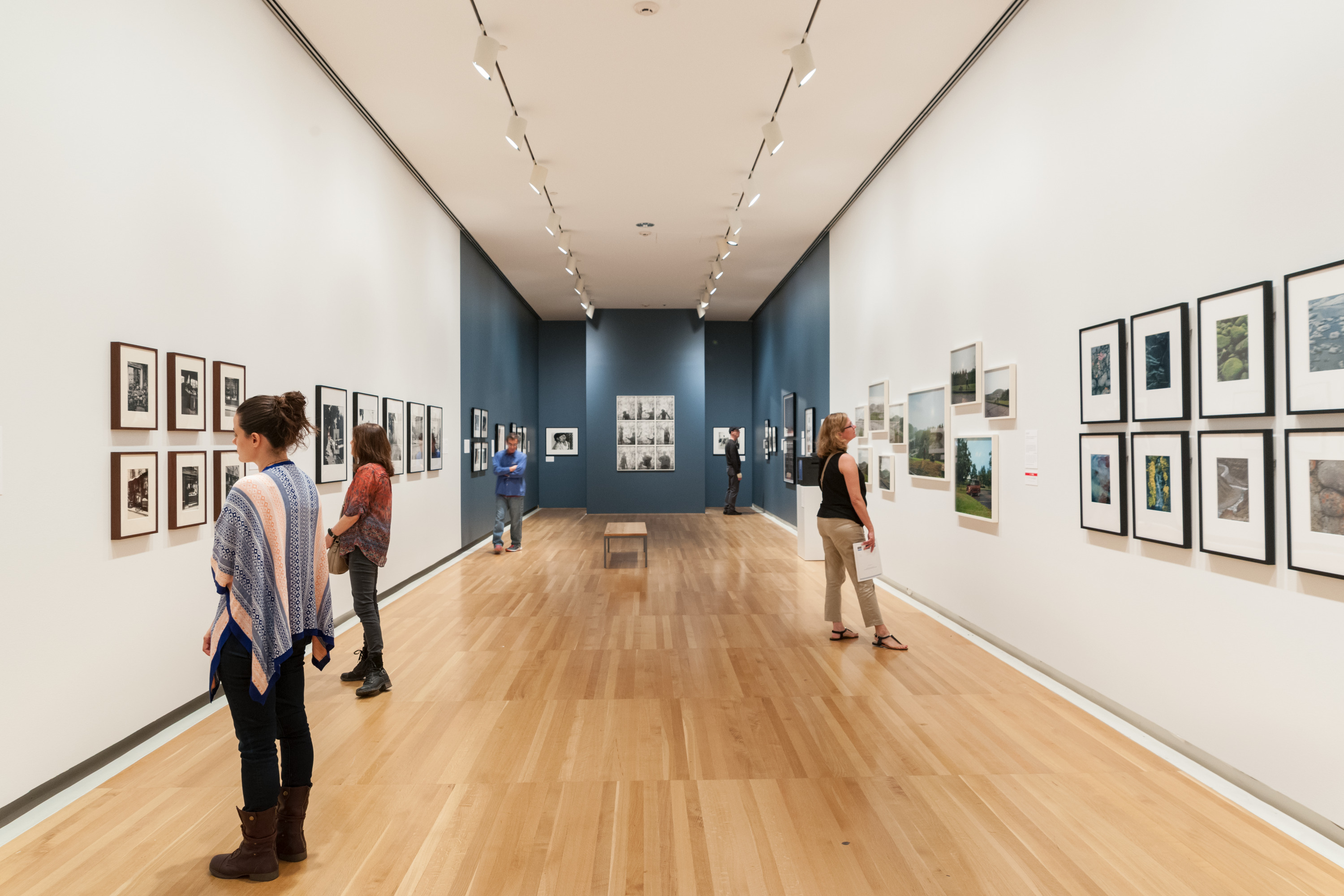 people in a gallery