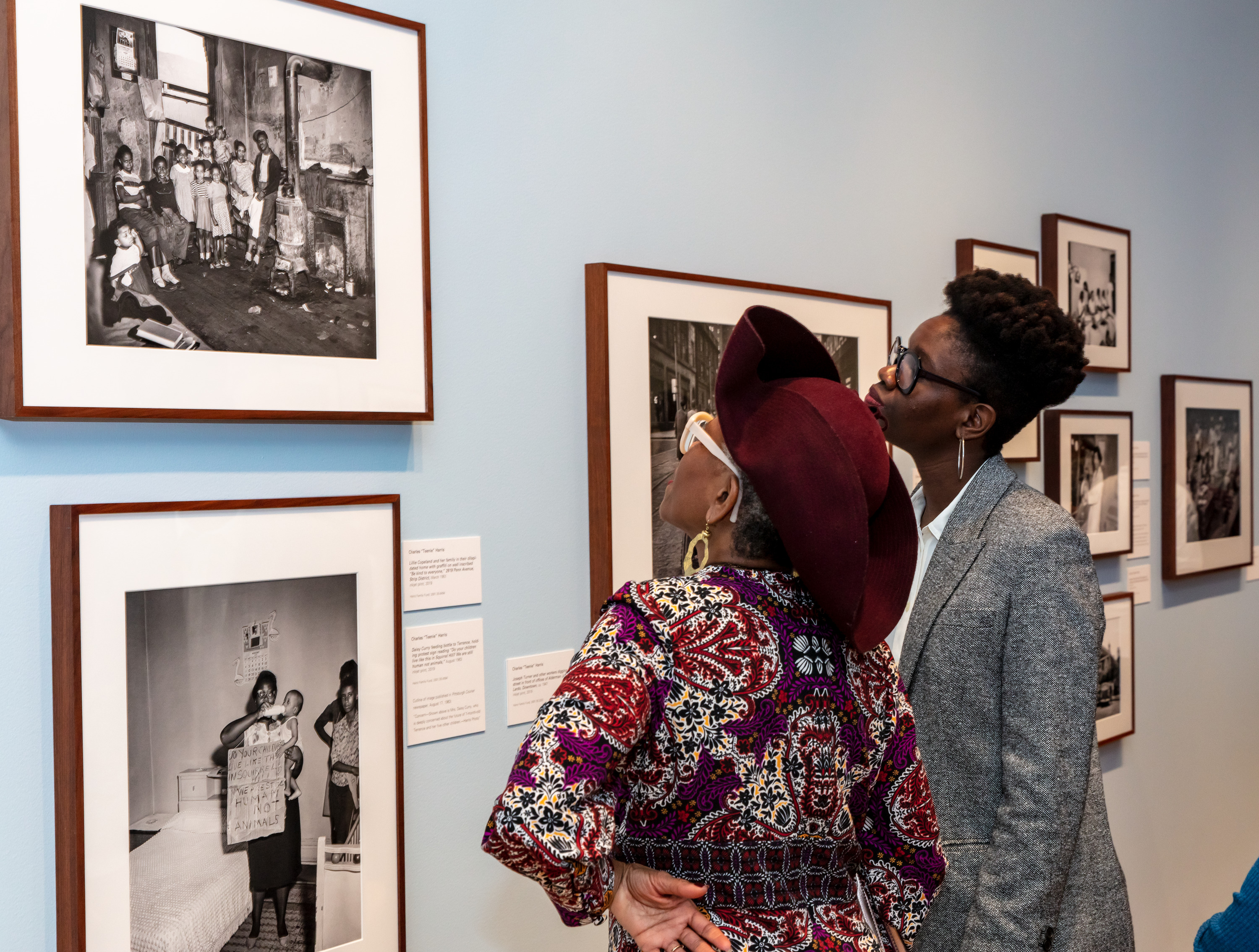 people in a gallery