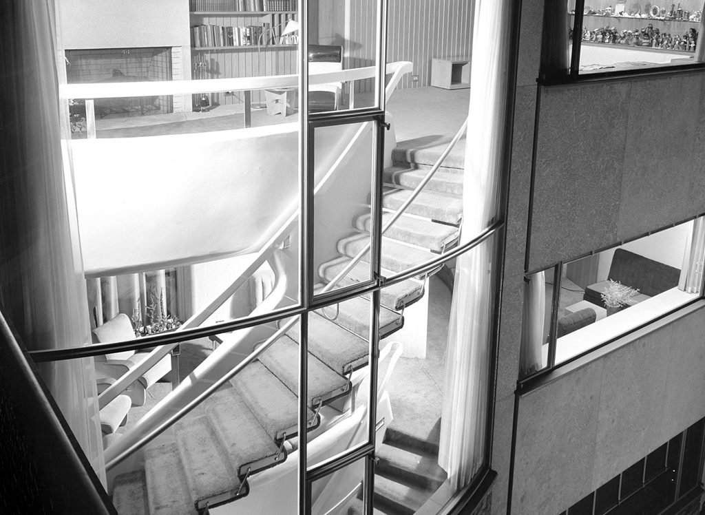 Black and White photo of a house