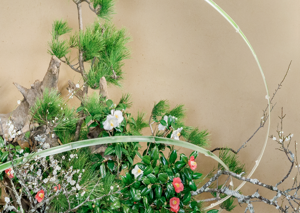 ikebana arrangement