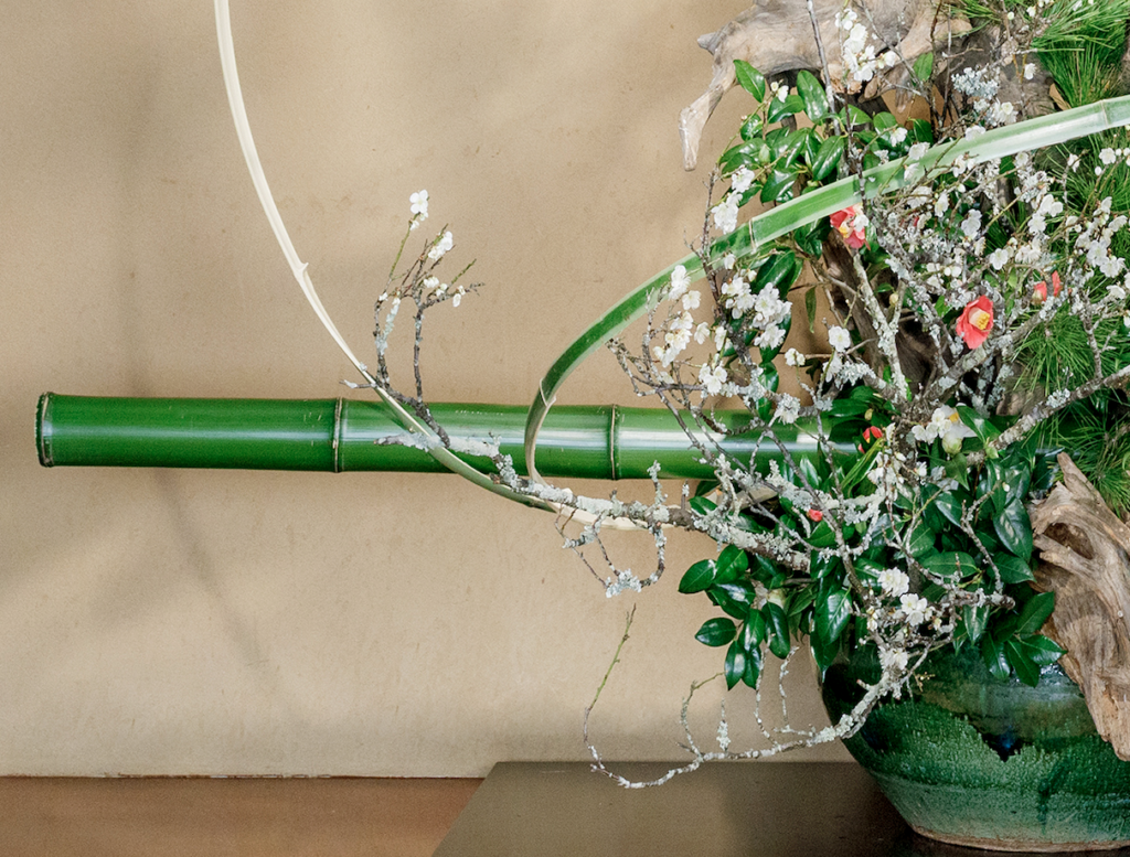 Ikebana arrangement