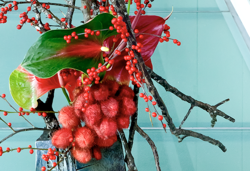 ikebana arrangement